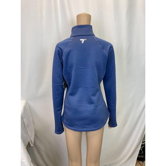 Columbia Women's Northern Ground Size X-Small Blue Half Zip Fleece Jacket NEW - Picture 10 of 13
